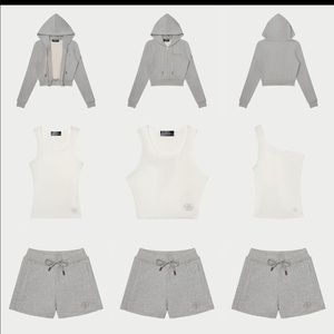 Lovello Elizabeth 2 piece short and hoodie set